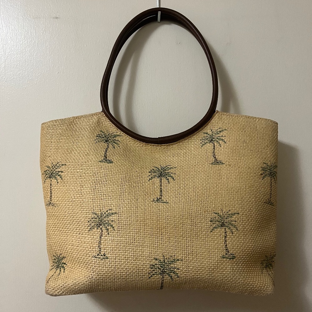 Vintage Capelli Hawaiian straw bag